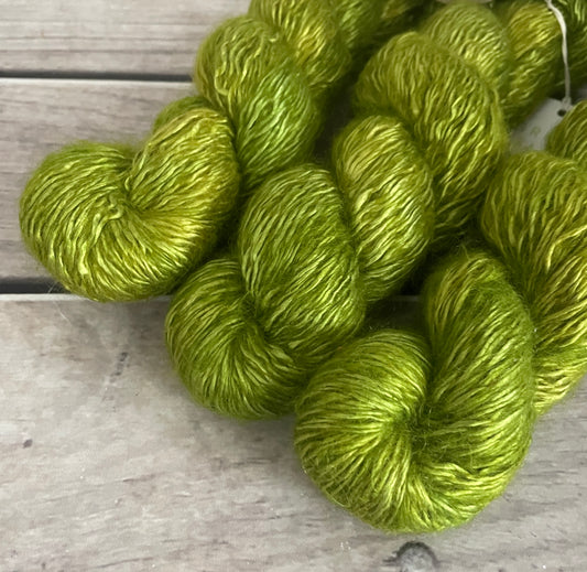 Pickle - 5 ply silk/mohair and nylon - Rooibos