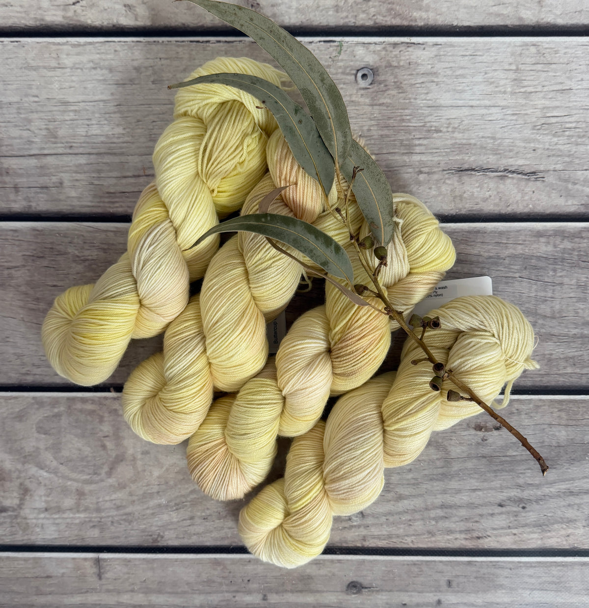 Buttercup Cream - Darjeeling sock yarn - 4 ply