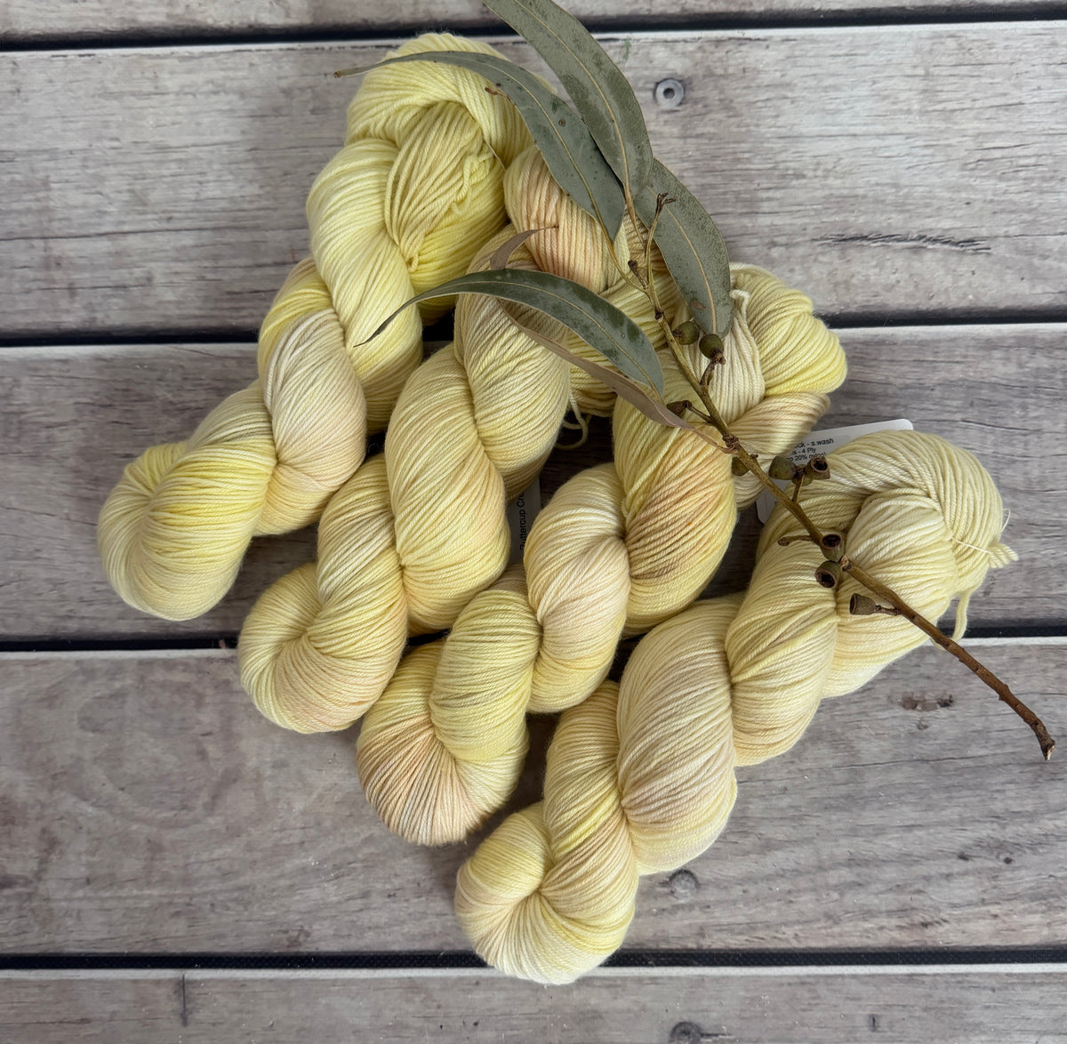 Buttercup Cream - Darjeeling sock yarn - 4 ply