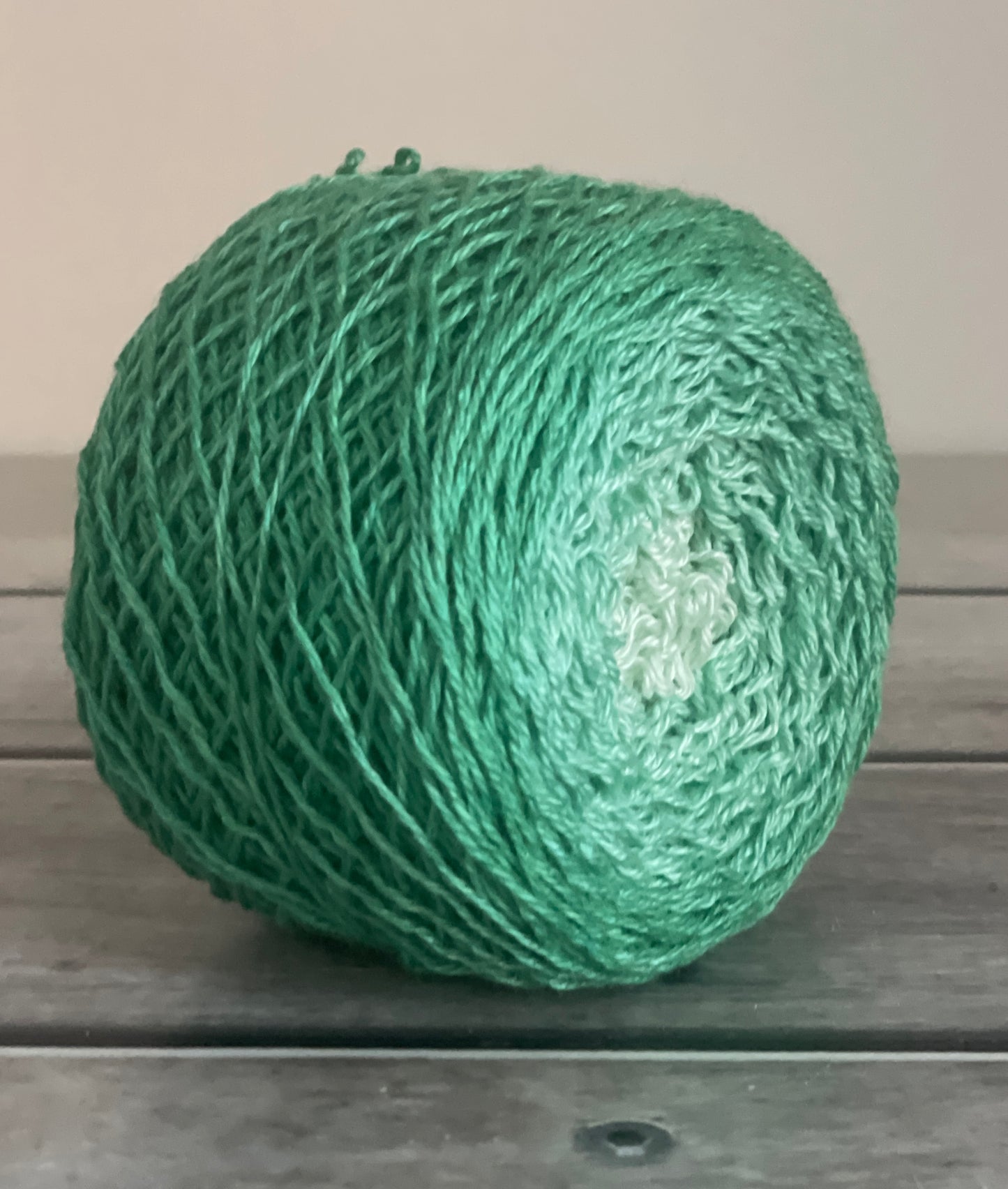 Fresh Rain ooak - 4 ply merino/silk - 400m/100gms - White Cloud f