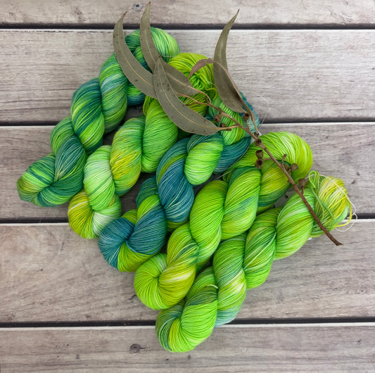 Transcendence ooak - Darjeeling sock yarn - 4 ply
