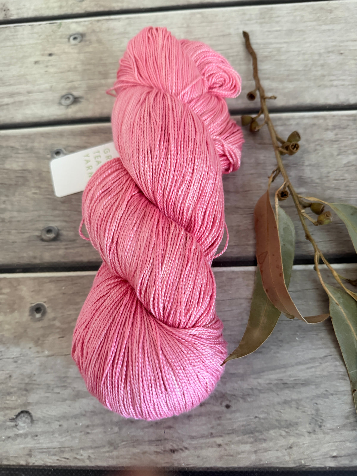 Rose Blush - 4 ply in pure Mulberry silk - Ginseng f
