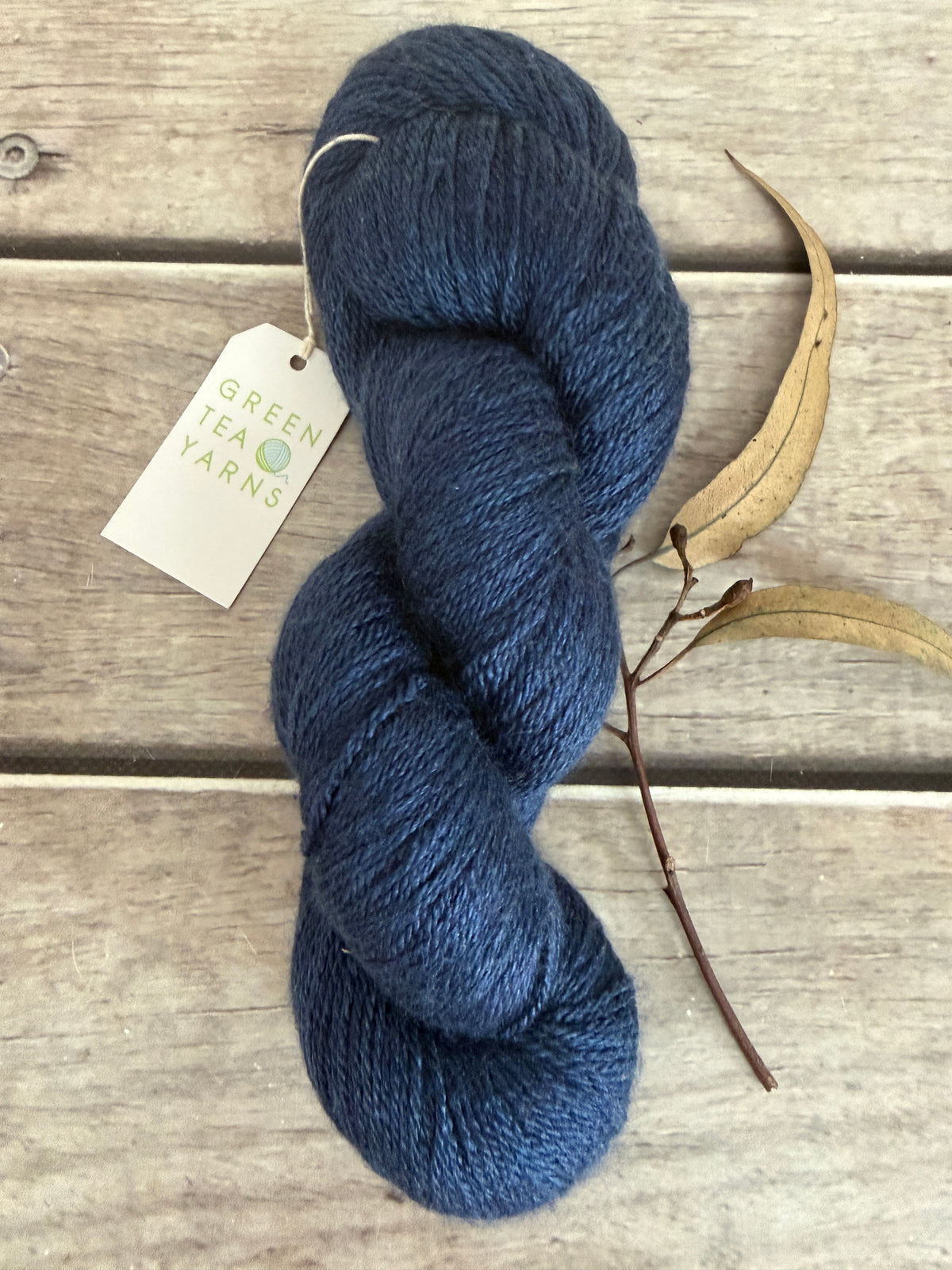 Navy - 4ply/fingering - silk/ merino yarn - Jasmine 4