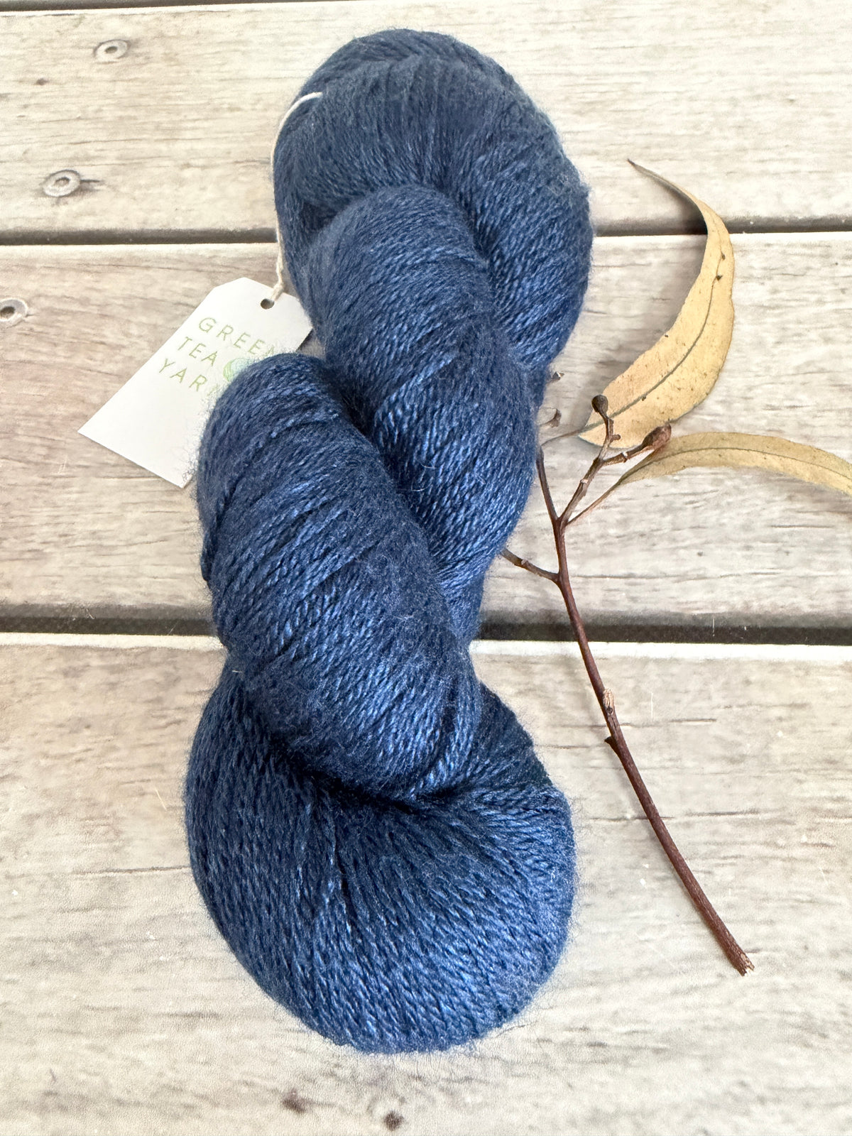 Navy - 4ply/fingering - silk/ merino yarn - Jasmine 4