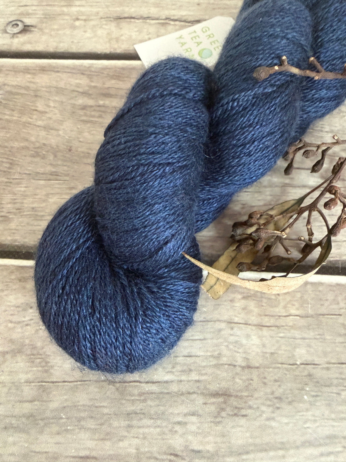 Navy - 4ply/fingering - silk/ merino yarn - Jasmine 4