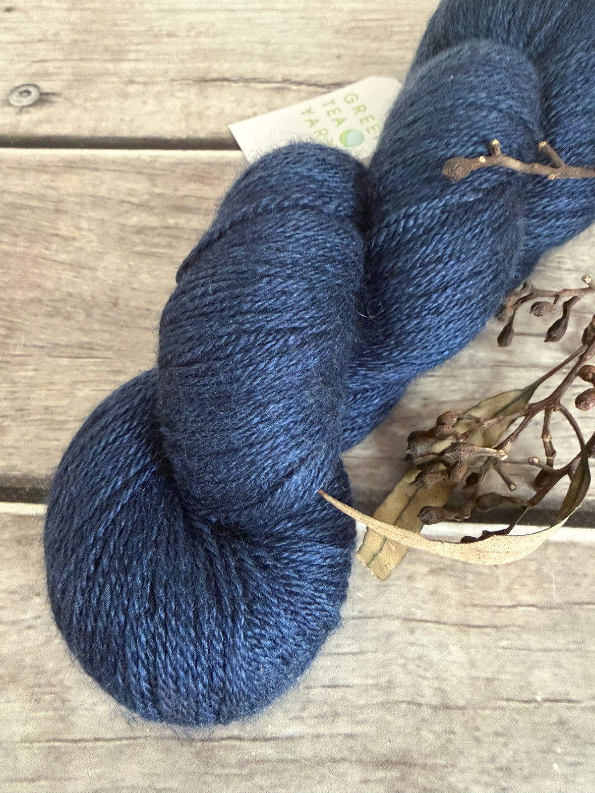 Navy - 4ply/fingering - silk/ merino yarn - Jasmine 4