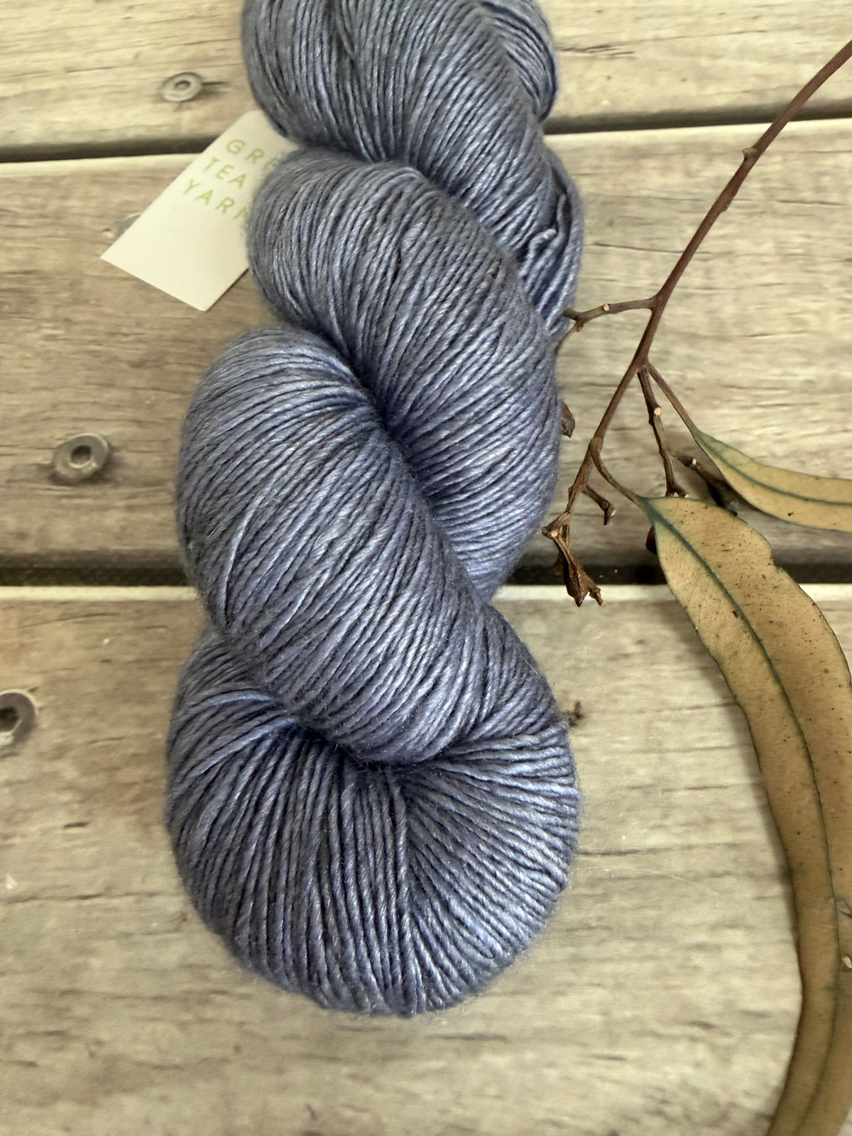Organza Skirt -  Merino and Silk 4 ply single - Osmanthus
