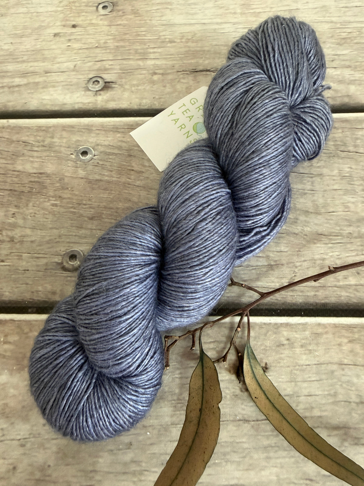 Organza Skirt -  Merino and Silk 4 ply single - Osmanthus