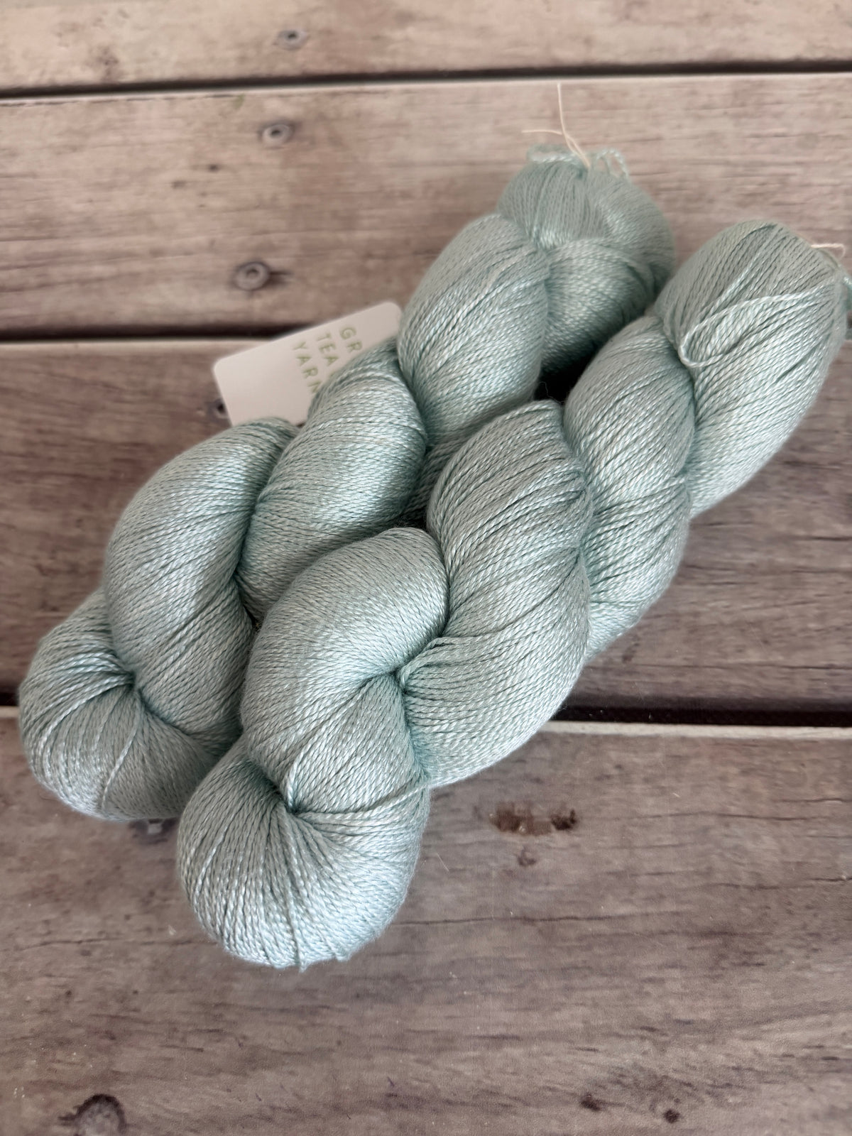 Sea Mist - 3 ply pure silk yarn - Ginseng hl