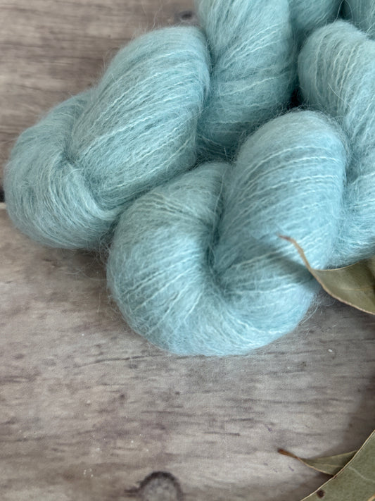 Sea Mist - 2 Ply baby suri/silk - Rosemary