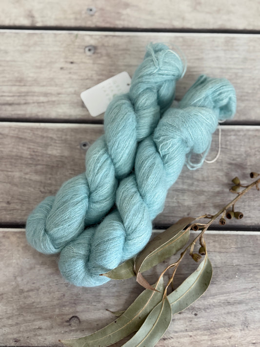 Sea Mist - 2 Ply baby suri/silk - Rosemary