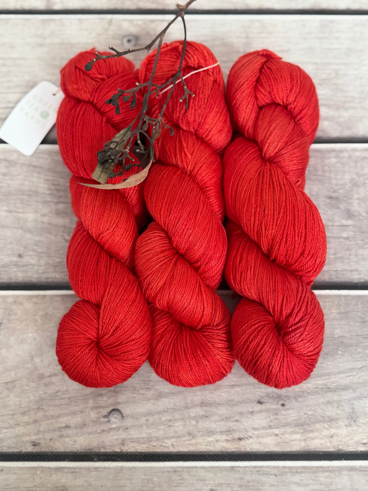 Hibiscus Harlequin Moth #2 - 4ply/fingering - silk/merino yarn - Jasmine 4