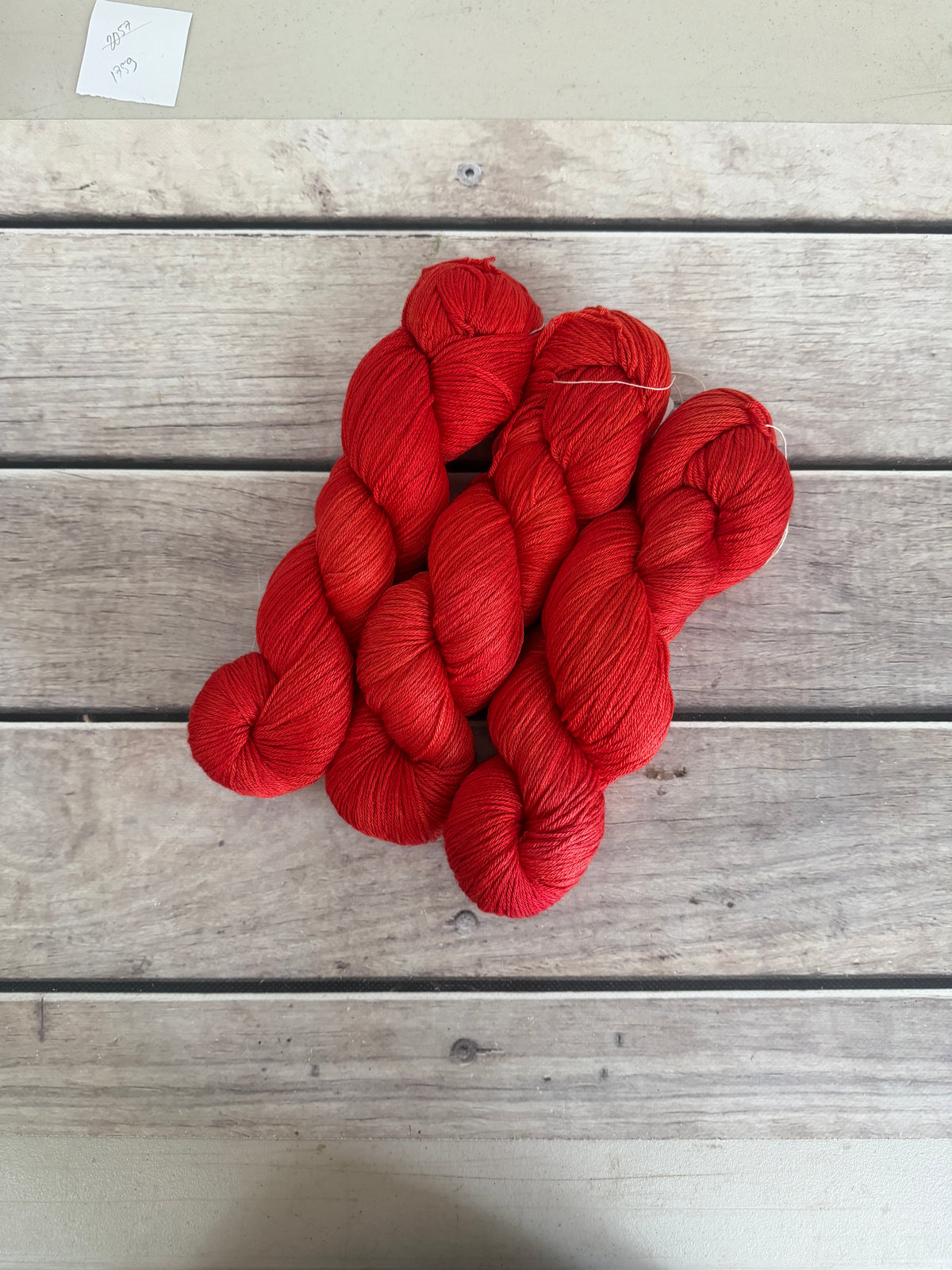Hibiscus Harlequin Moth #2 - 4ply/fingering - silk/merino yarn - Jasmine 4
