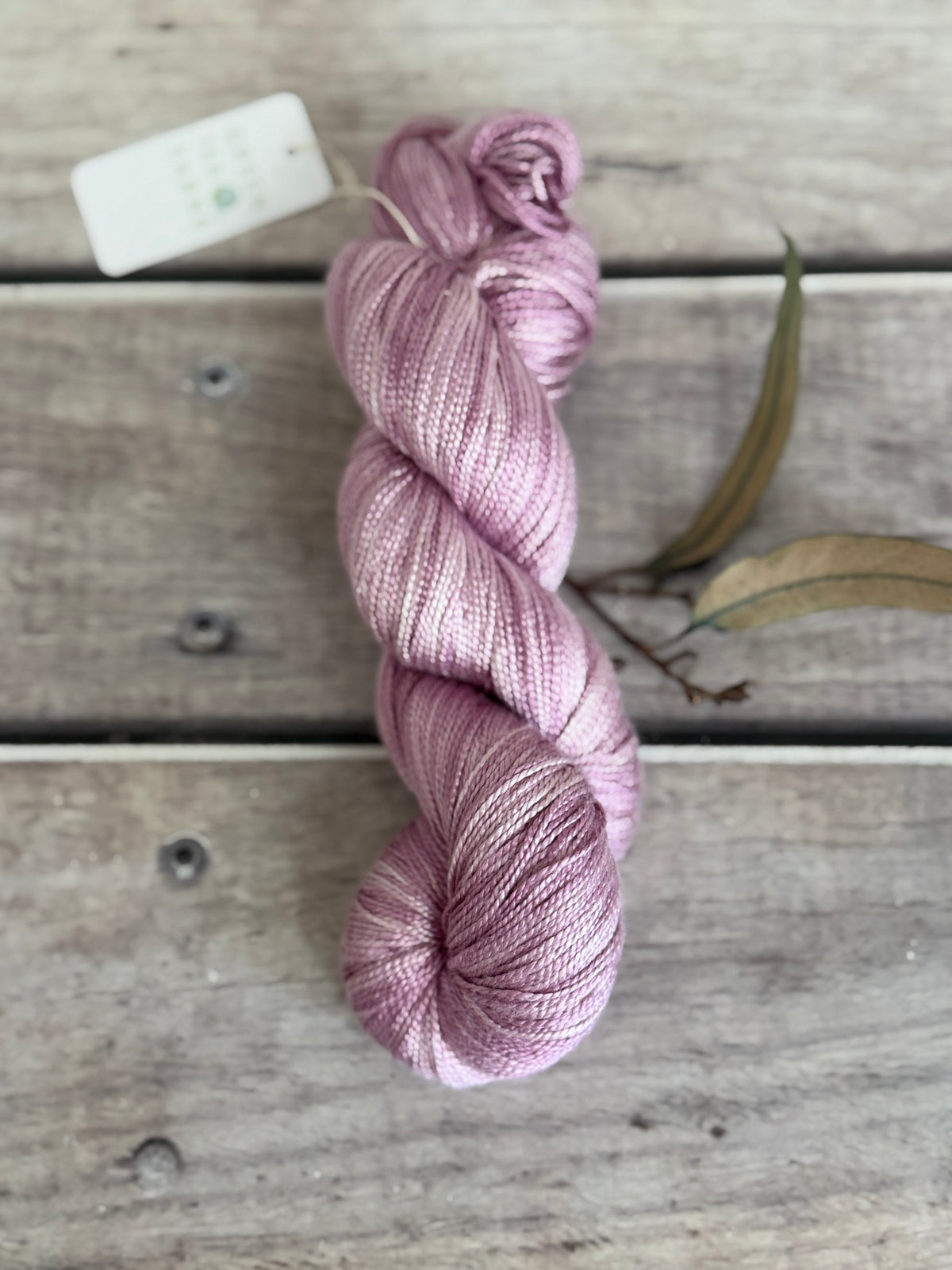 Tea Rose - 4 ply pure silk yarn - Ginseng f