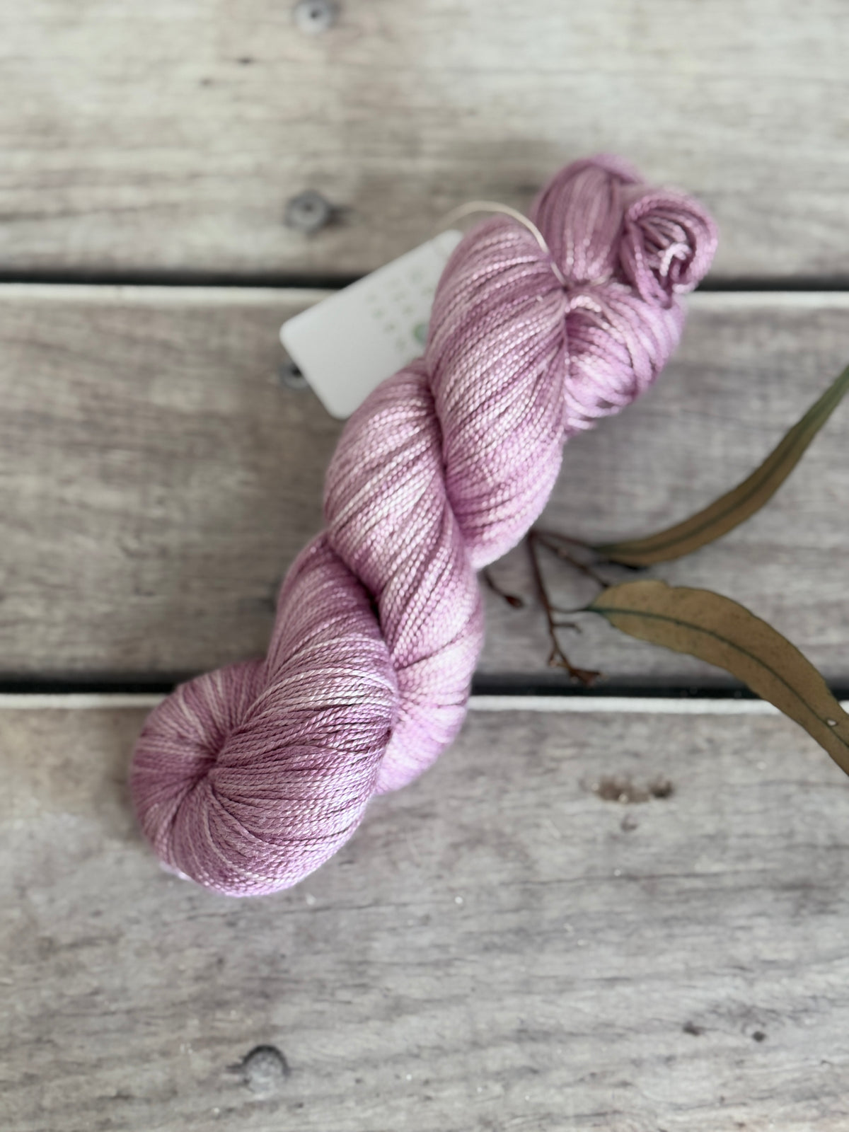 Tea Rose - 4 ply pure silk yarn - Ginseng f