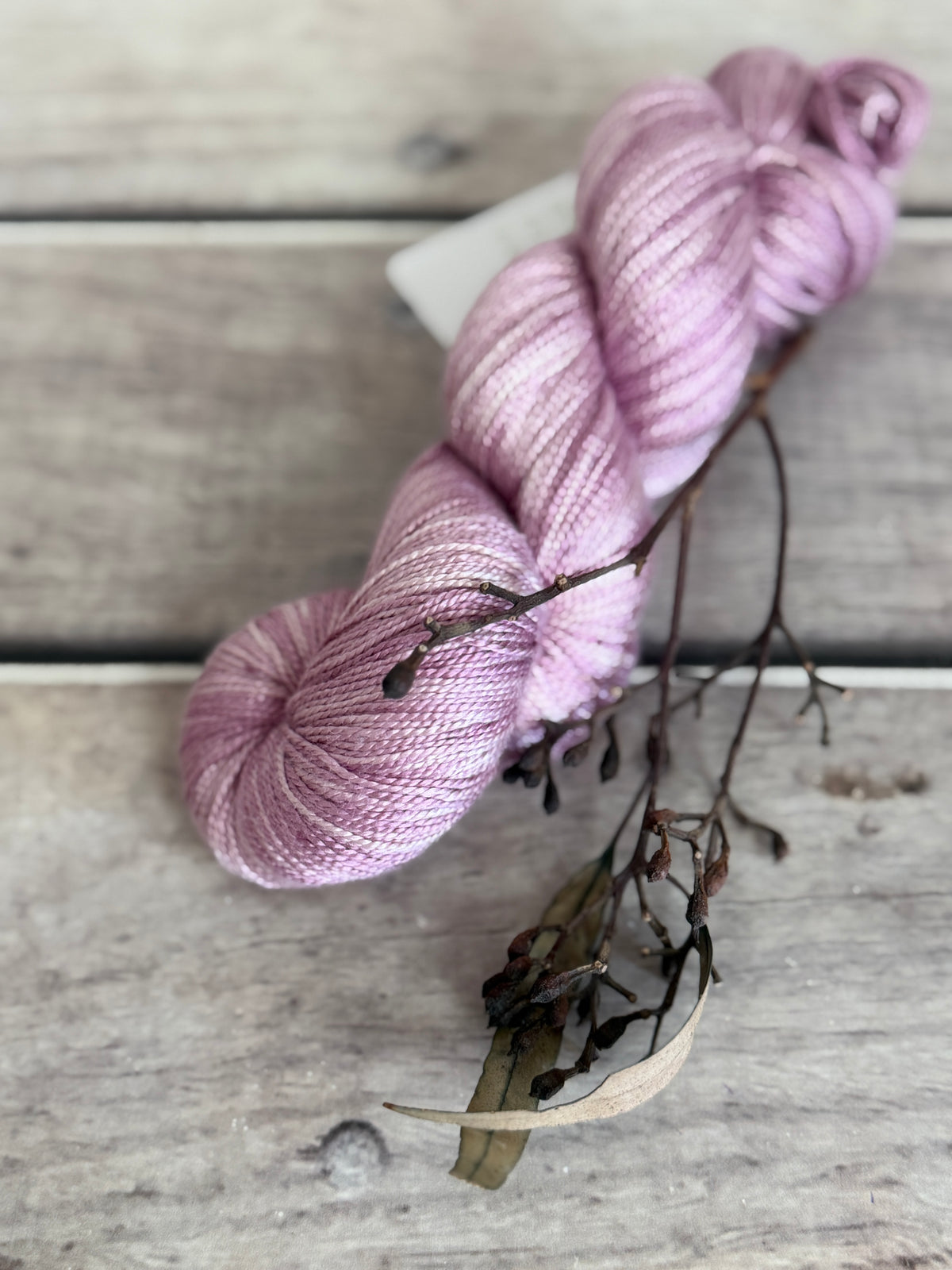 Tea Rose - 4 ply pure silk yarn - Ginseng f