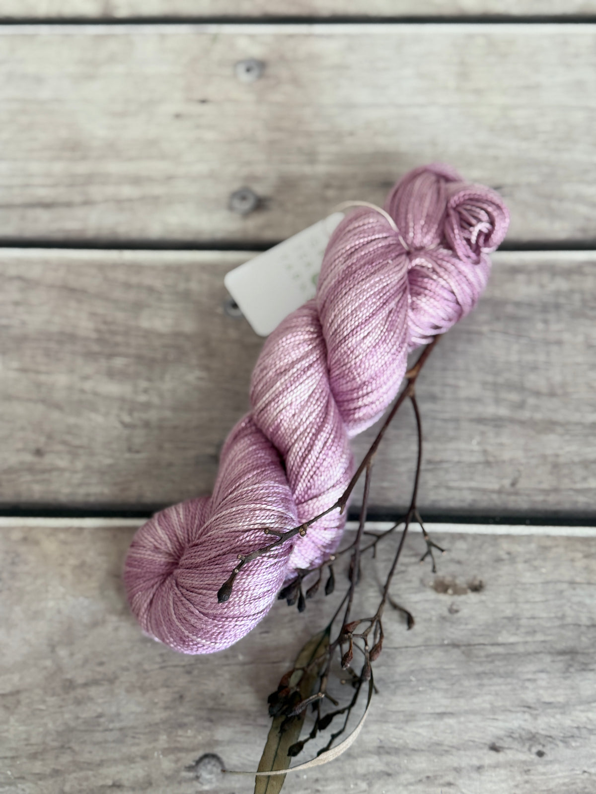 Tea Rose - 4 ply pure silk yarn - Ginseng f