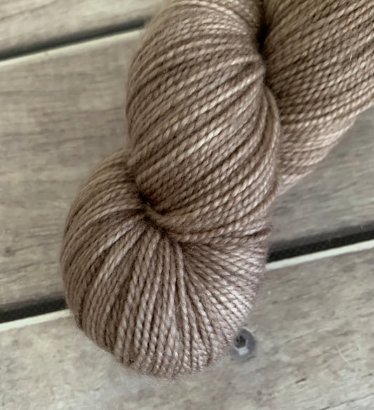 Mushroom ooak on Bush Sock Yarn - 4 ply OB