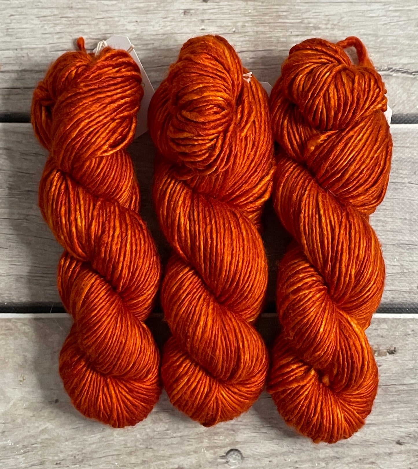 Tamarind Sunset - 10 ply merino/silk singles - Peach