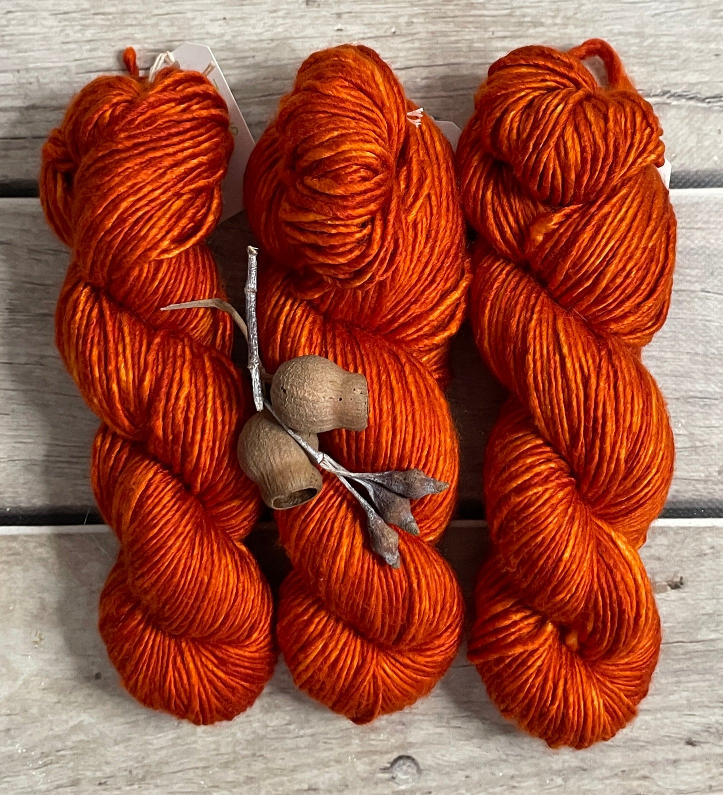 Tamarind Sunset - 10 ply merino/silk singles - Peach