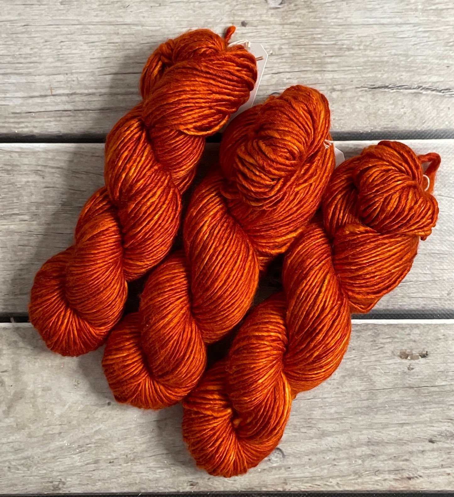 Tamarind Sunset - 10 ply merino/silk singles - Peach