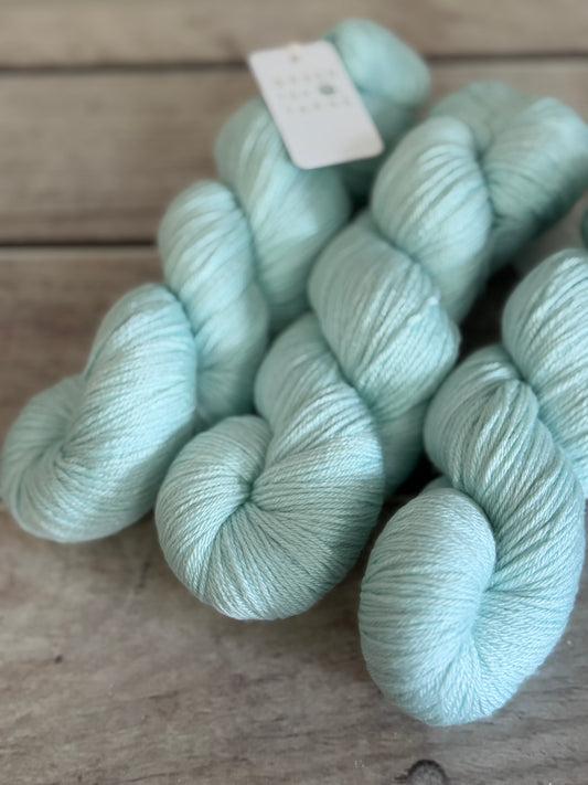 Pink Winged Phasma #3 - 4 ply silk and merino - Jasmine 4