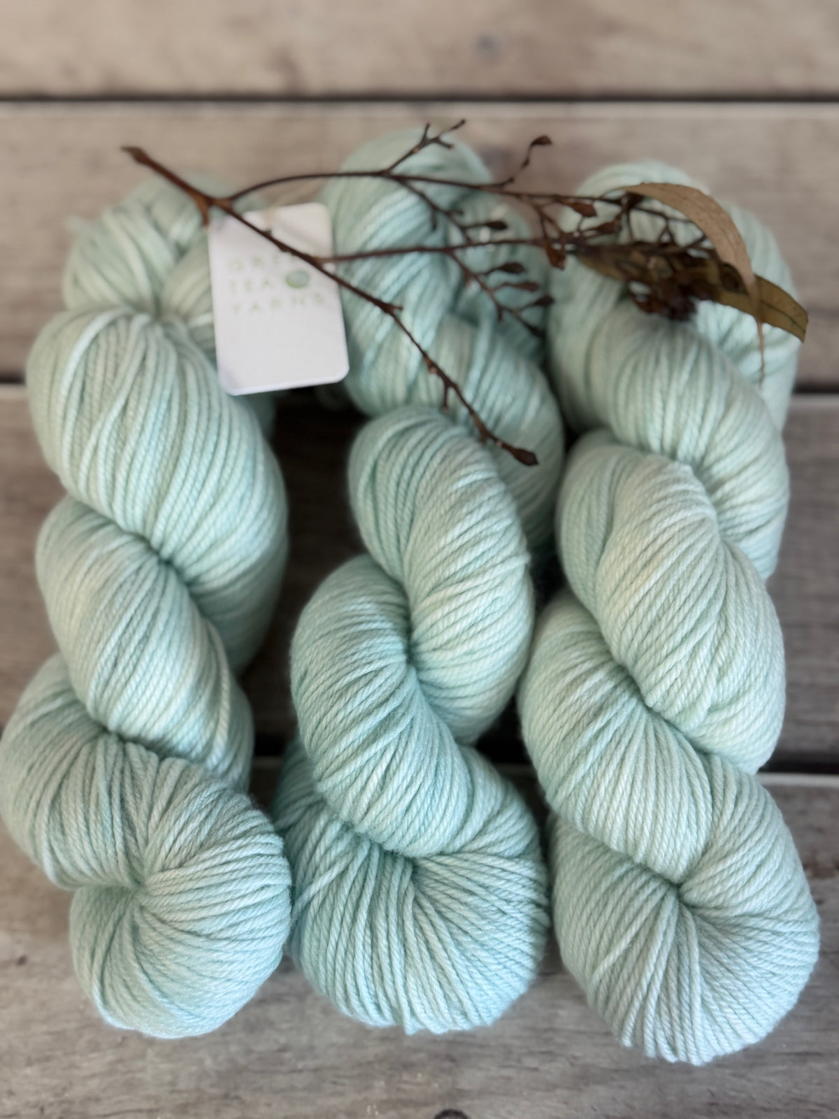 Sea Mist - merino/nylon, Darjeeling DK - 8 ply (50g skeins)