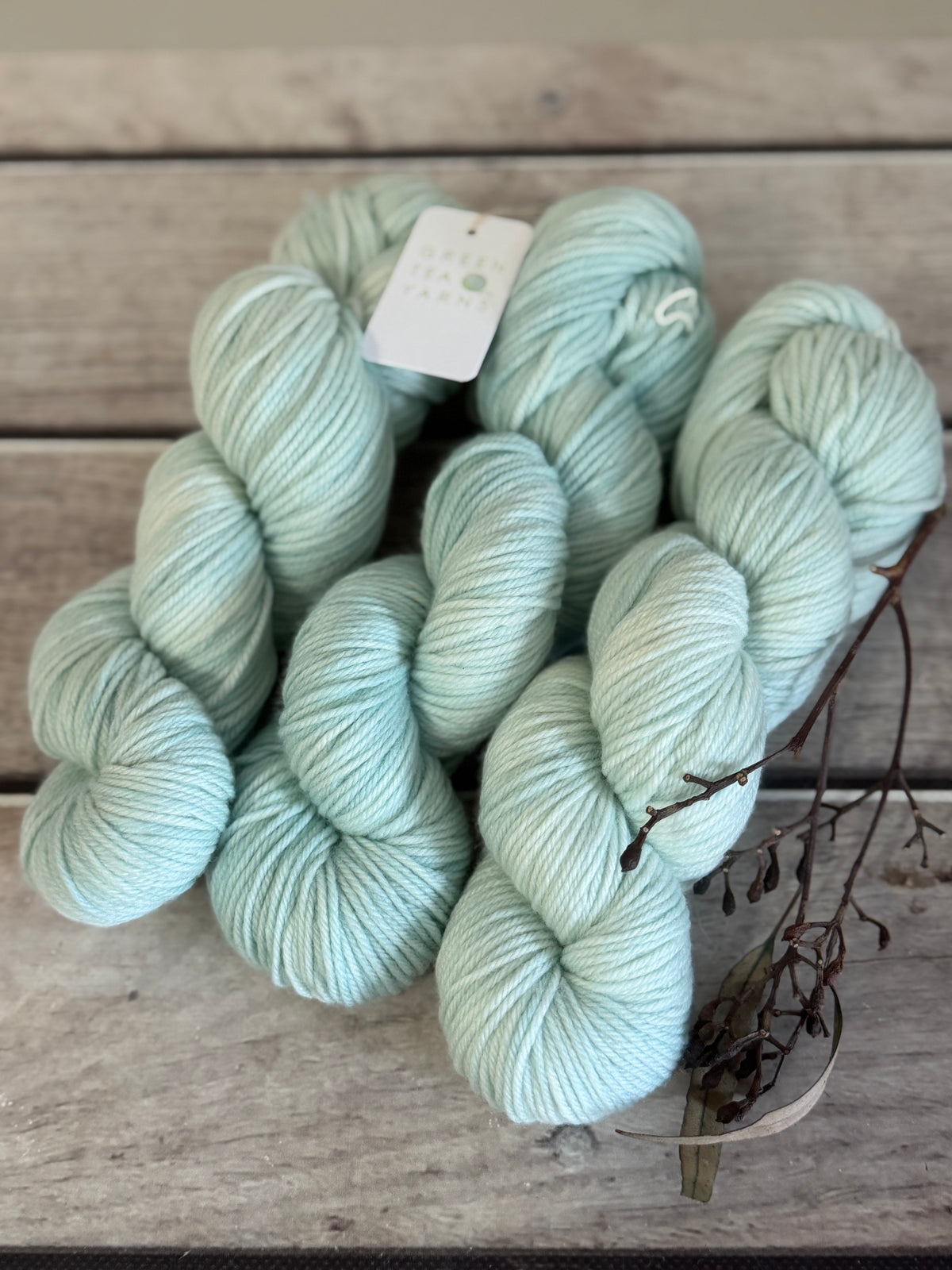 Sea Mist - merino/nylon, Darjeeling DK - 8 ply (50g skeins)