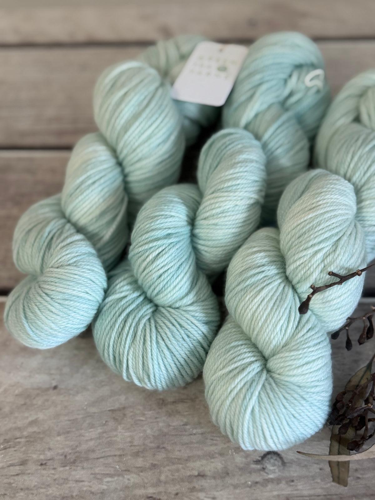 Sea Mist - merino/nylon, Darjeeling DK - 8 ply (50g skeins)