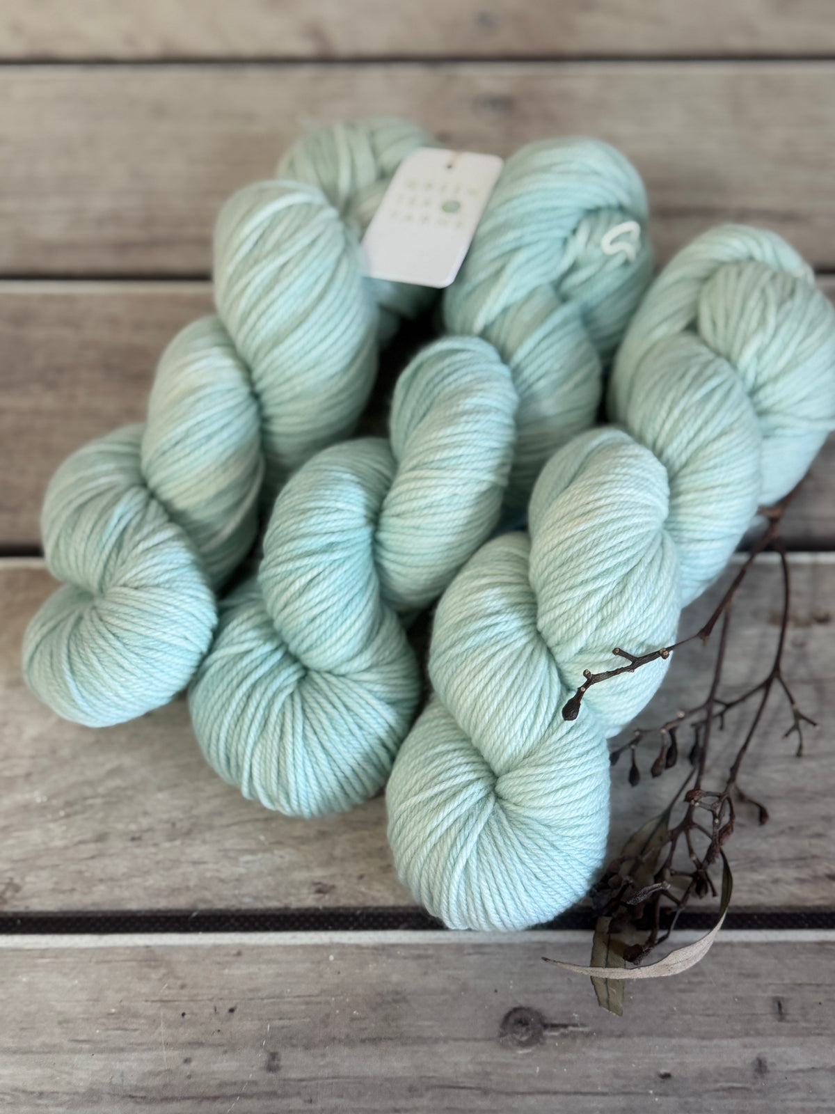 Sea Mist - merino/nylon, Darjeeling DK - 8 ply (50g skeins)