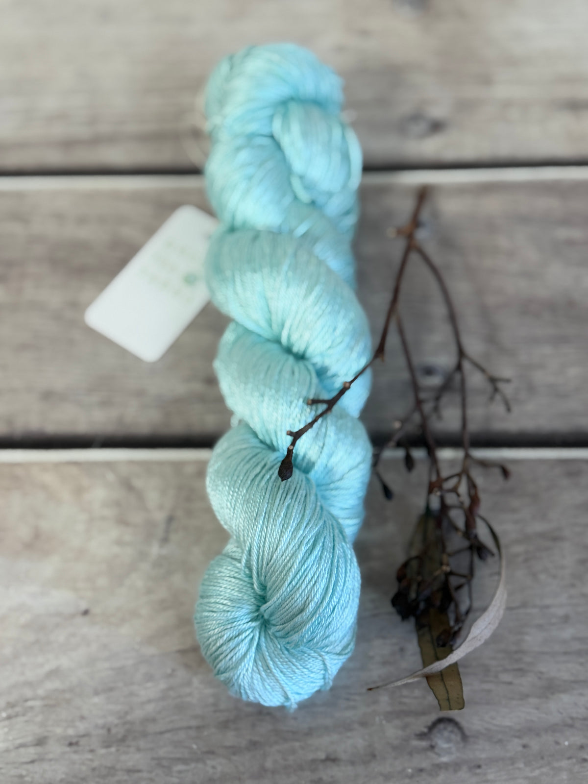 Turquoise Bay - 4 ply in Mulberry silk - Pekoe f