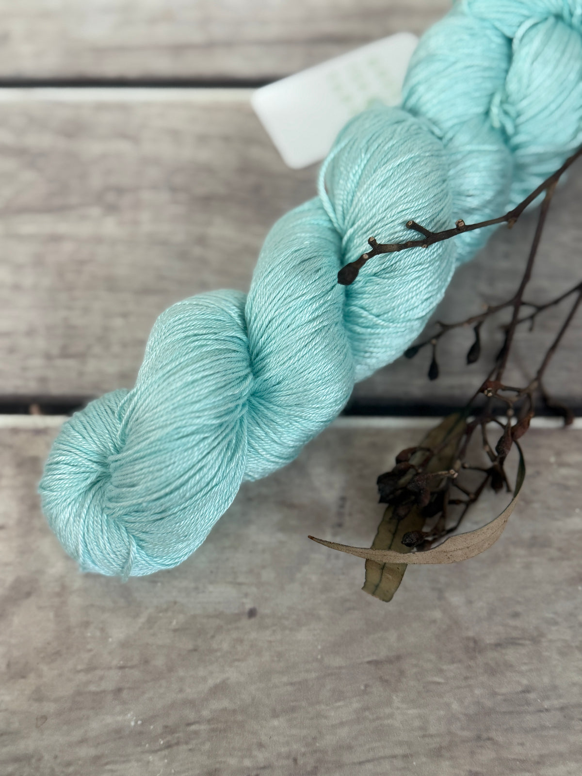Turquoise Bay - 4 ply in Mulberry silk - Pekoe f