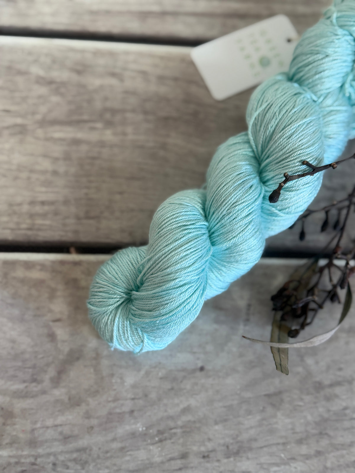 Turquoise Bay - 4 ply in Mulberry silk - Pekoe f