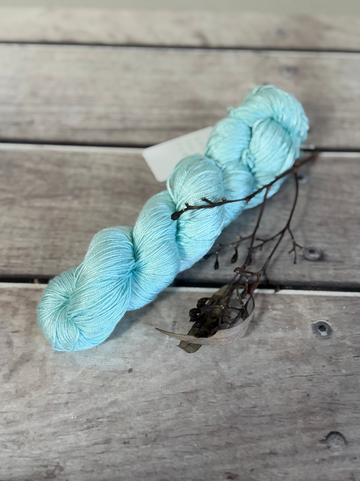 Turquoise Bay - 4 ply in Mulberry silk - Pekoe f