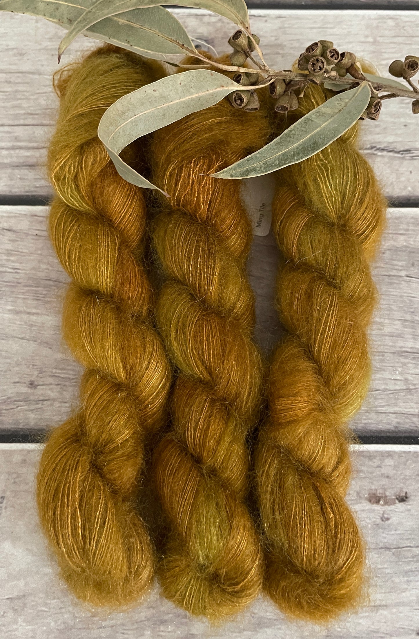 Ming Tile- on Silk and Mohair - Shui Yun, 2 ply/laceweight