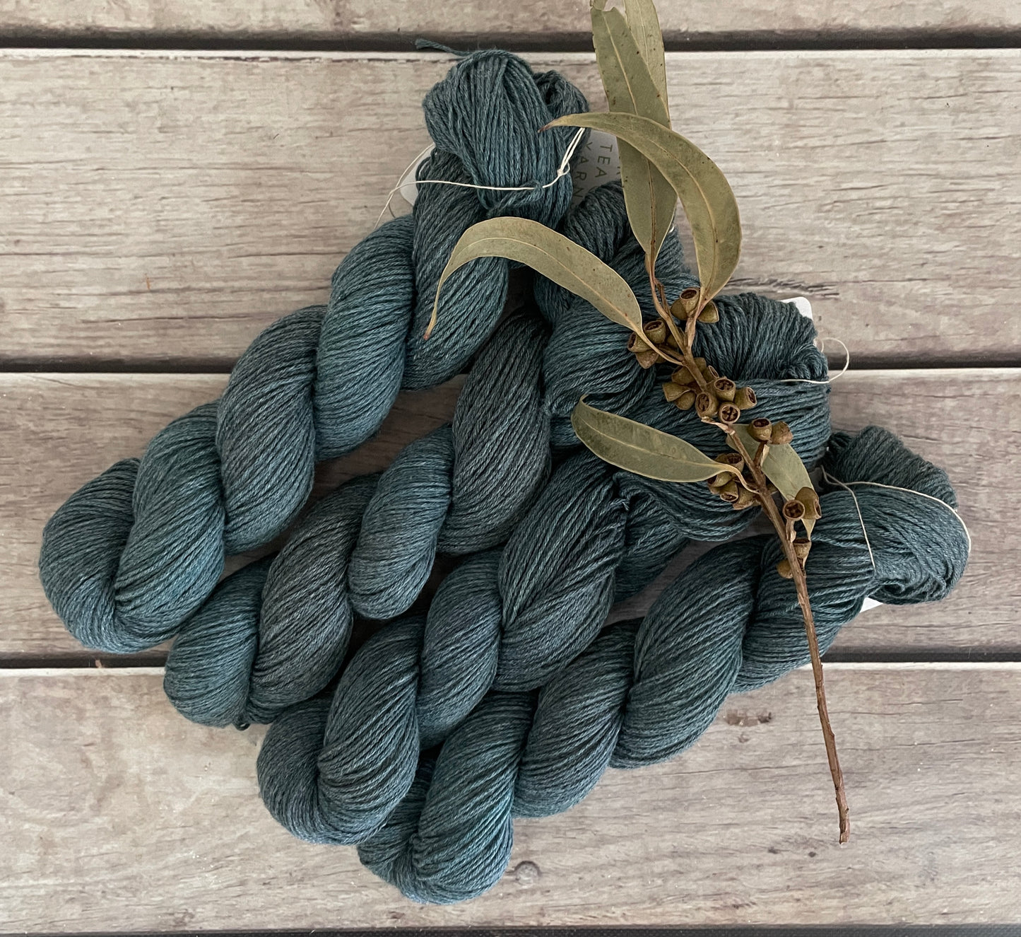 Vintage Button on cotton/merino 4 ply - Laoshan