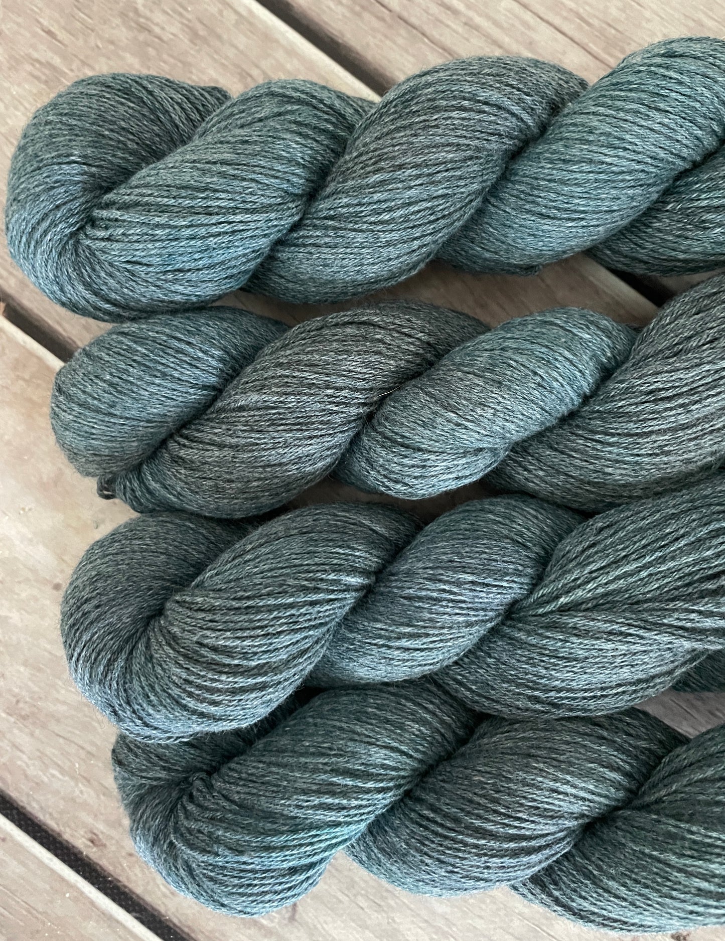 Vintage Button on cotton/merino 4 ply - Laoshan