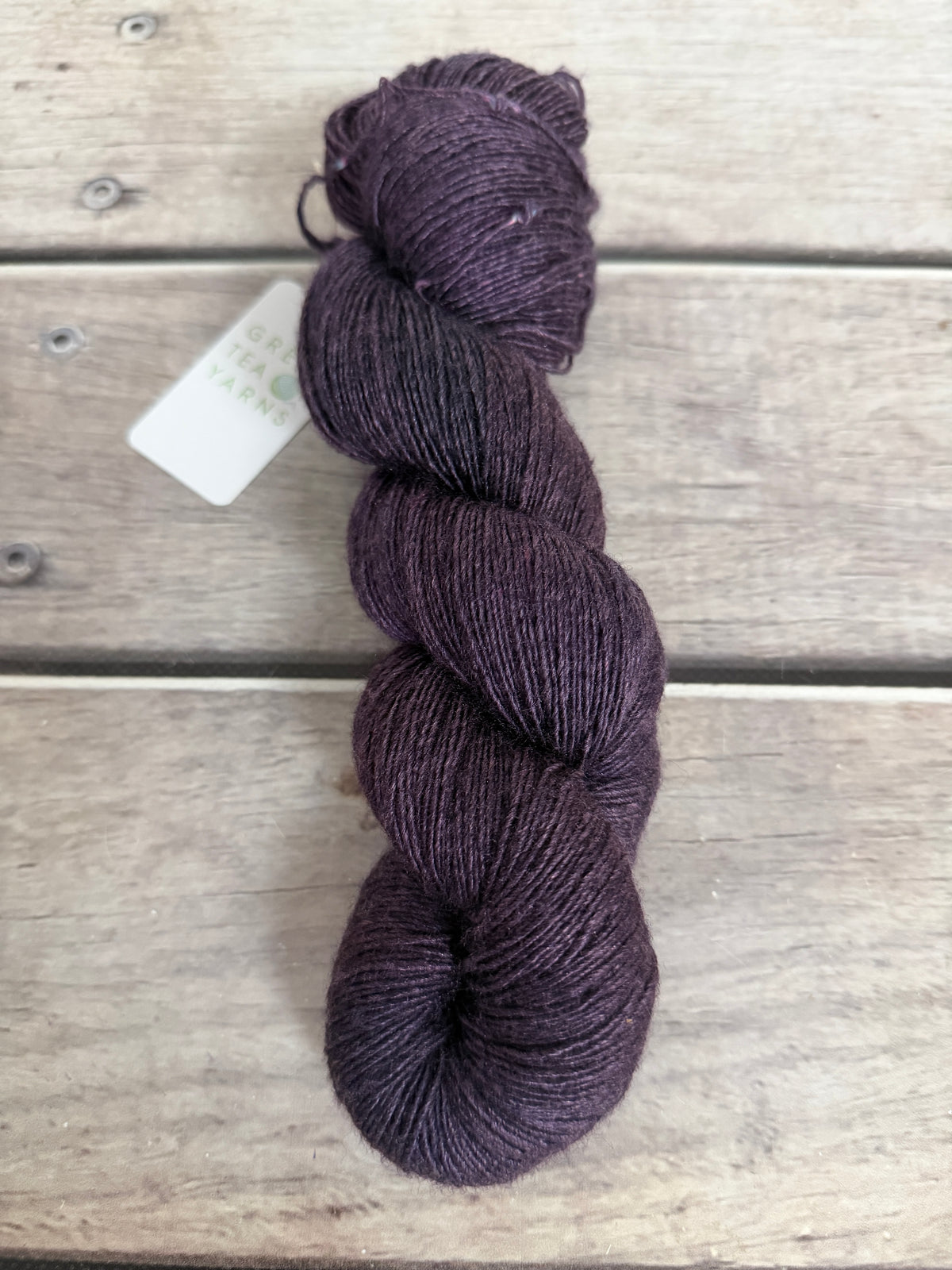 Damson -  Merino and Silk 4 ply single - Osmanthus
