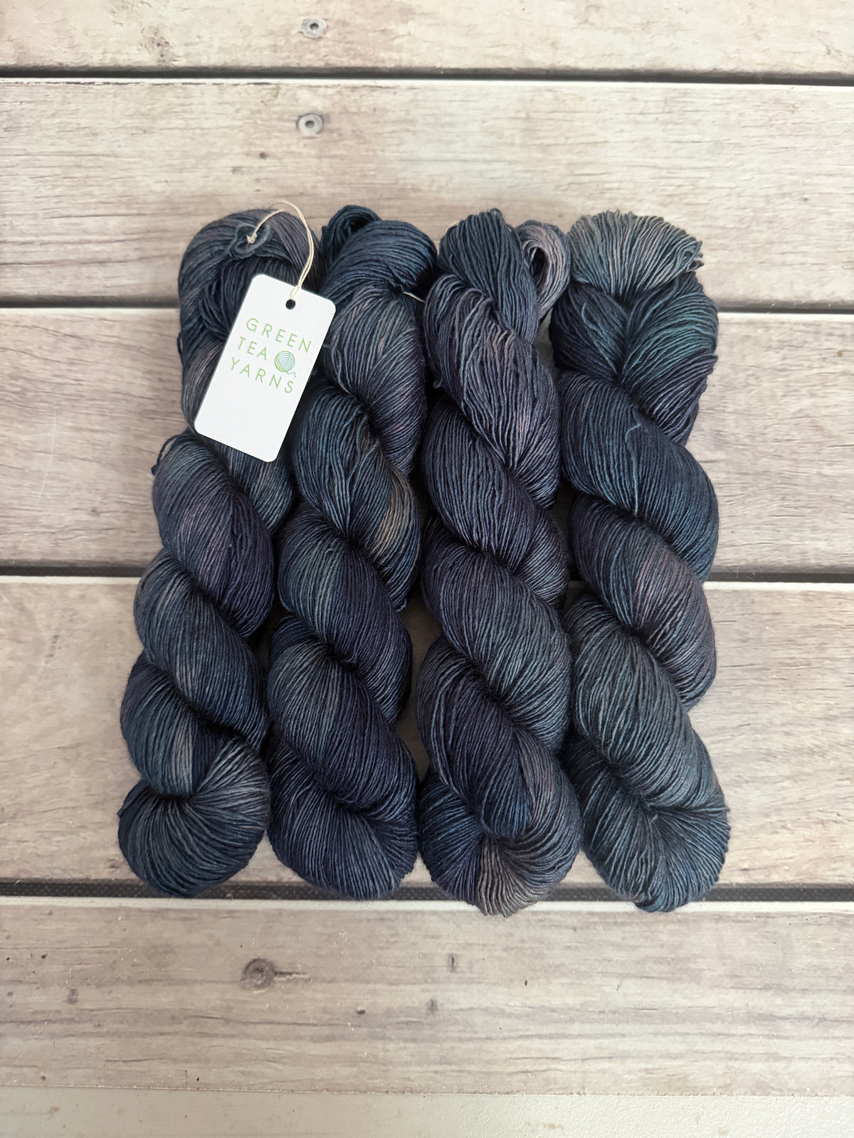 Twilight Grey -  Merino and Silk 4 ply single - Osmanthus
