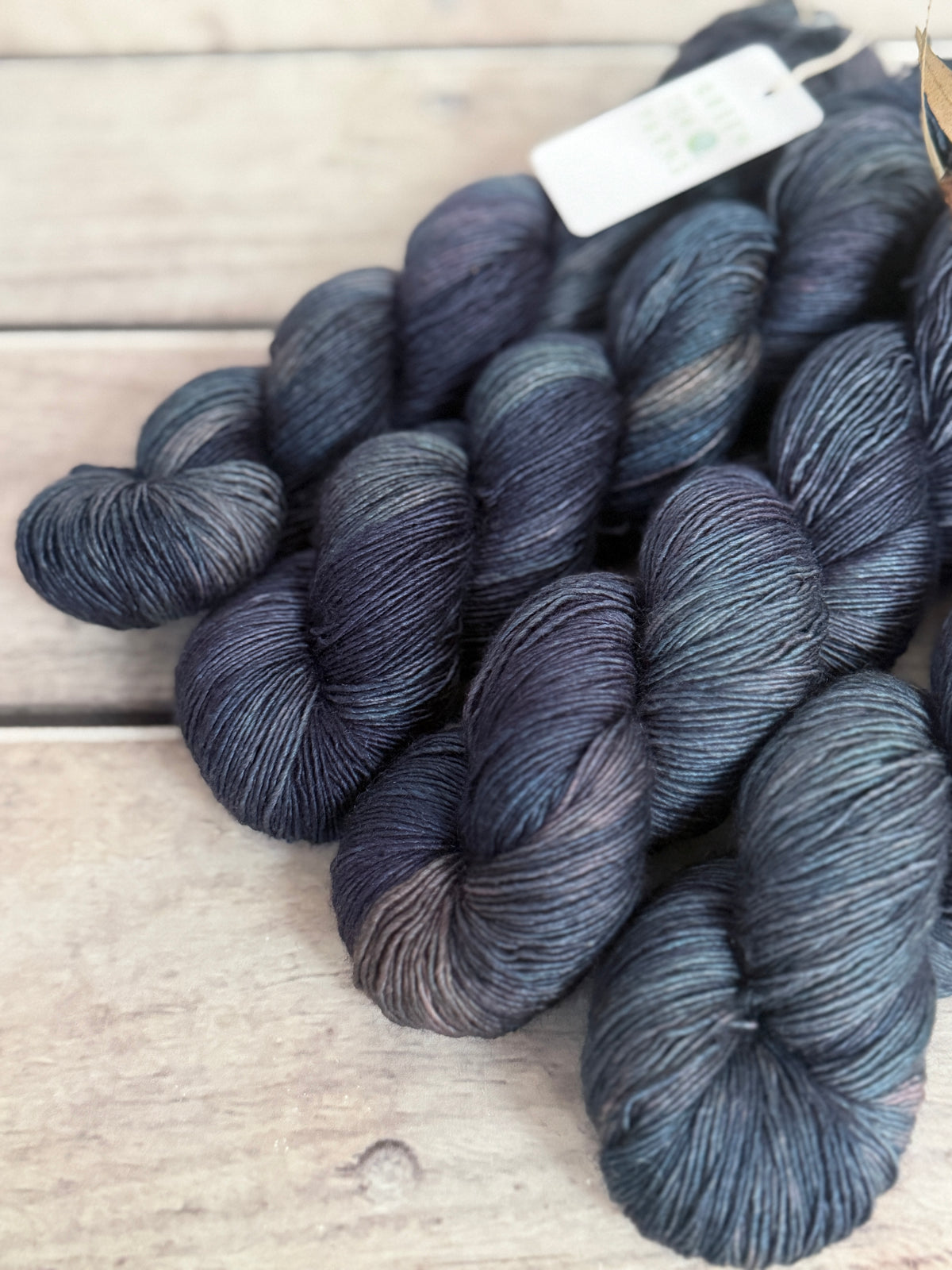 Twilight Grey -  Merino and Silk 4 ply single - Osmanthus