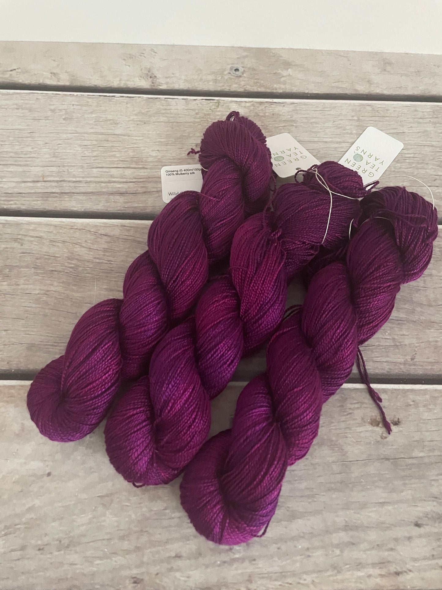 Wild Orchid - 4 ply in Mulberry silk - Ginseng f