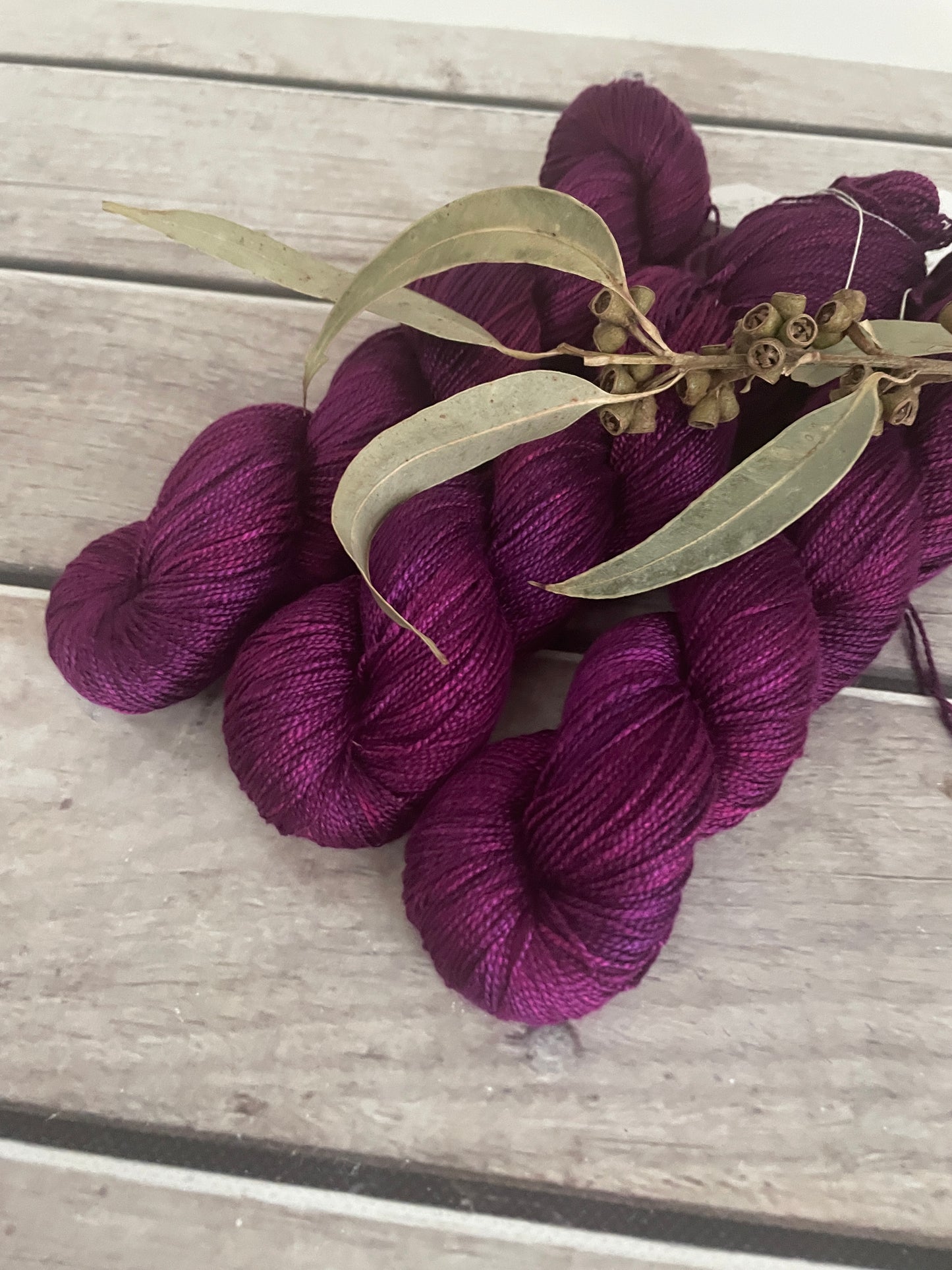 Wild Orchid - 4 ply in Mulberry silk - Ginseng f