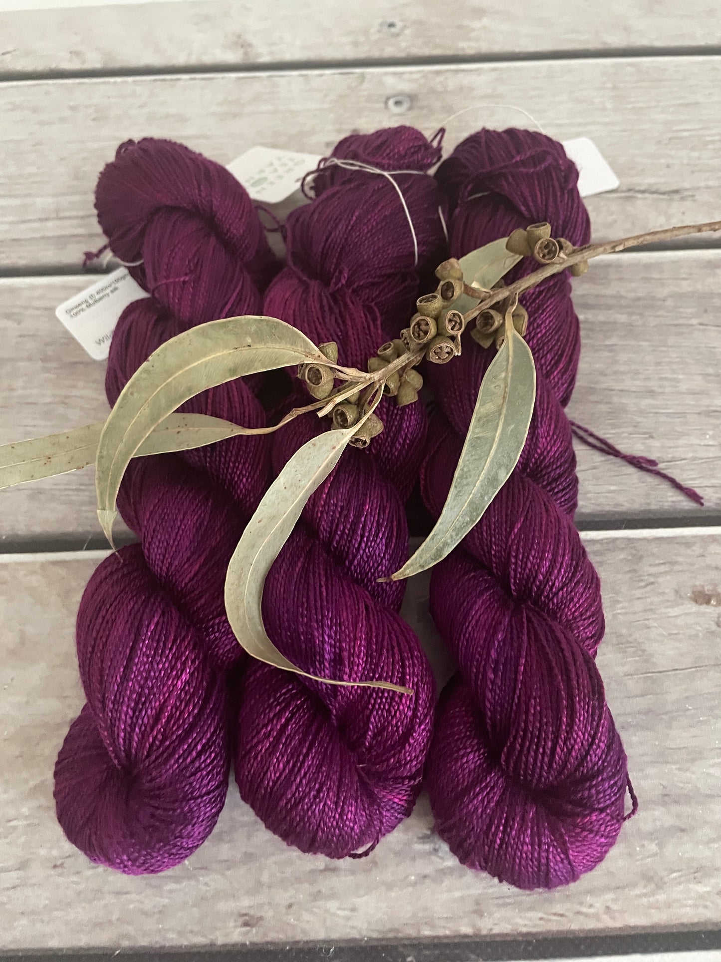 Wild Orchid - 4 ply in Mulberry silk - Ginseng f