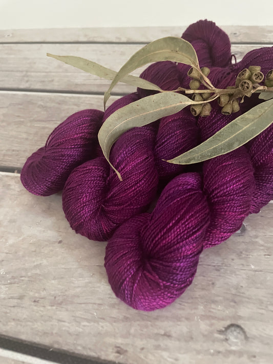 Wild Orchid - 4 ply in Mulberry silk - Ginseng f