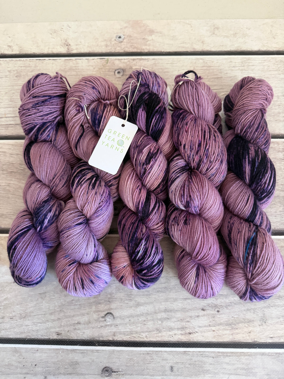 Grape Crush ooak - 4 ply merino/ nylon sock yarn- Darjeeling