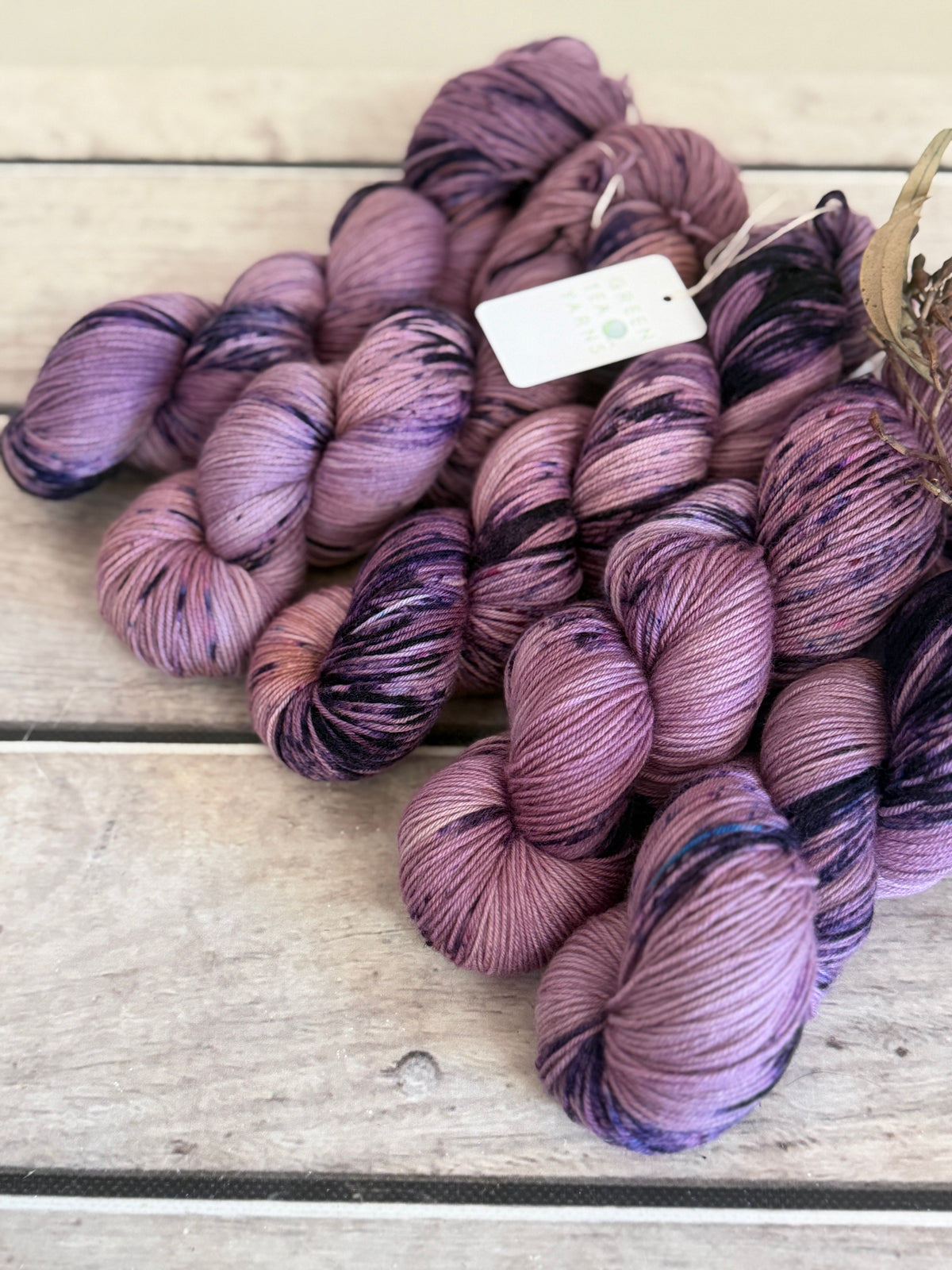 Grape Crush ooak - 4 ply merino/ nylon sock yarn- Darjeeling