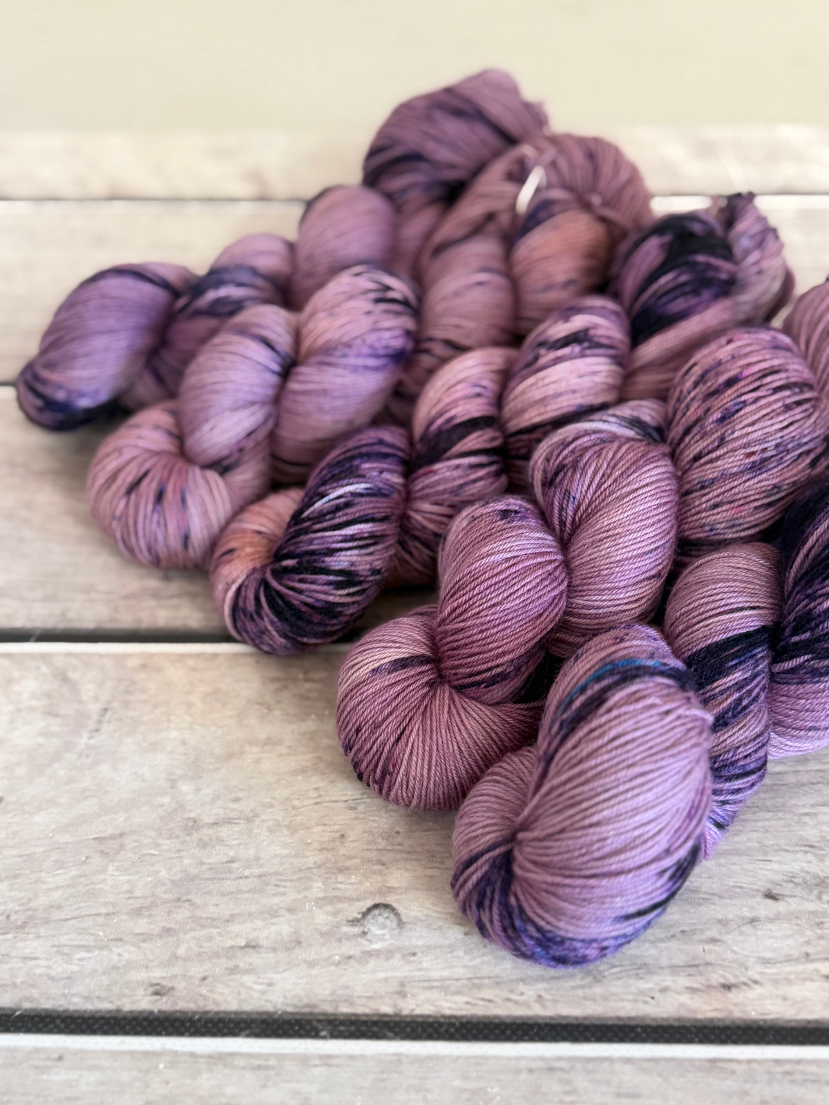 Grape Crush ooak - 4 ply merino/ nylon sock yarn- Darjeeling