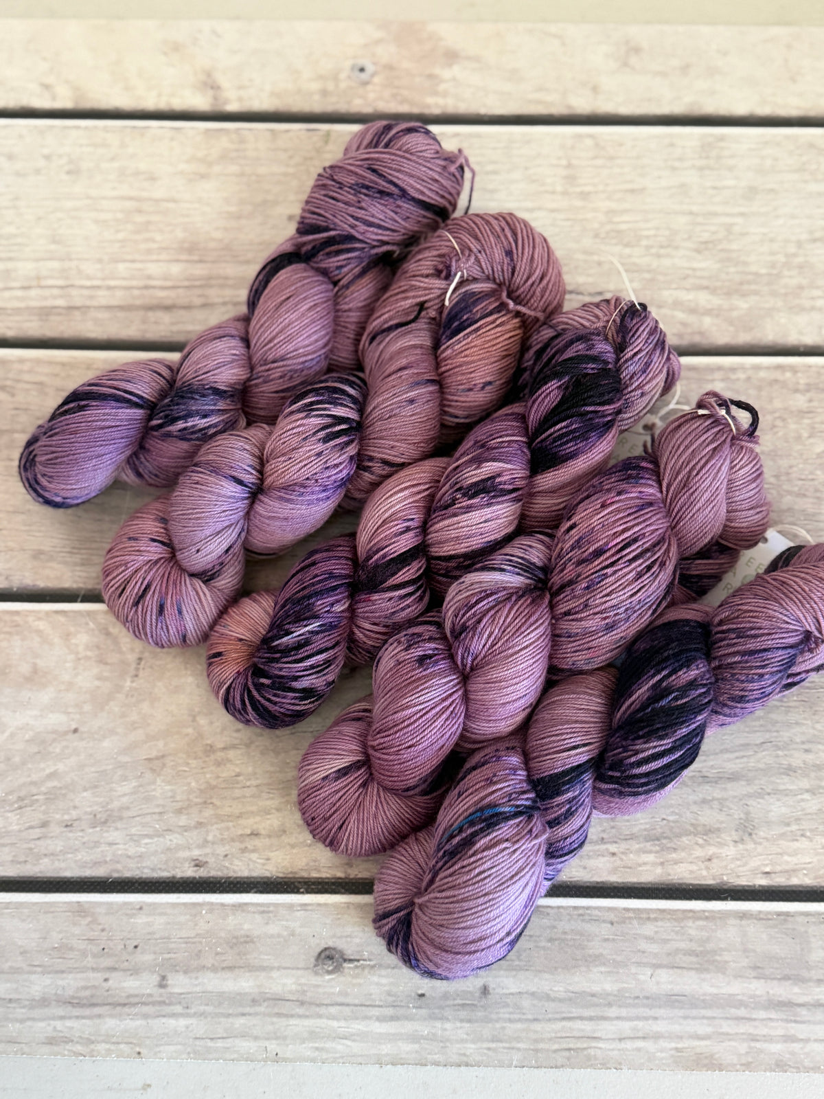 Grape Crush ooak - 4 ply merino/ nylon sock yarn- Darjeeling