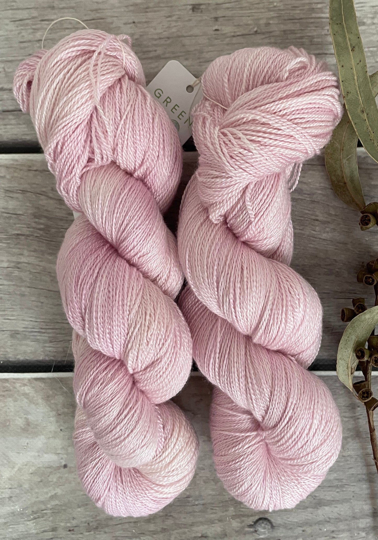 Pale Dragon - 2 ply Silk and Merino - Sencha