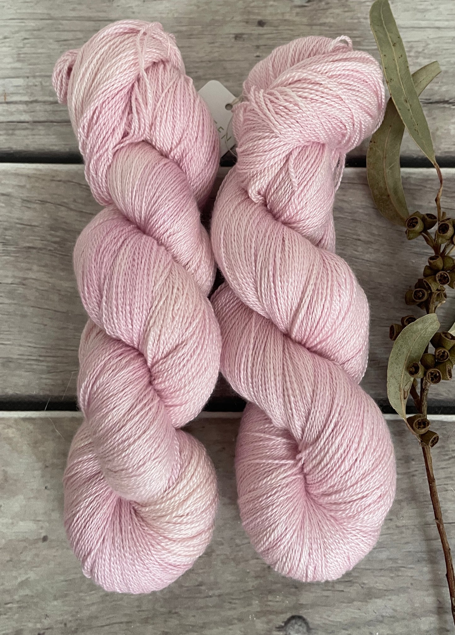 Pale Dragon - 2 ply Silk and Merino - Sencha